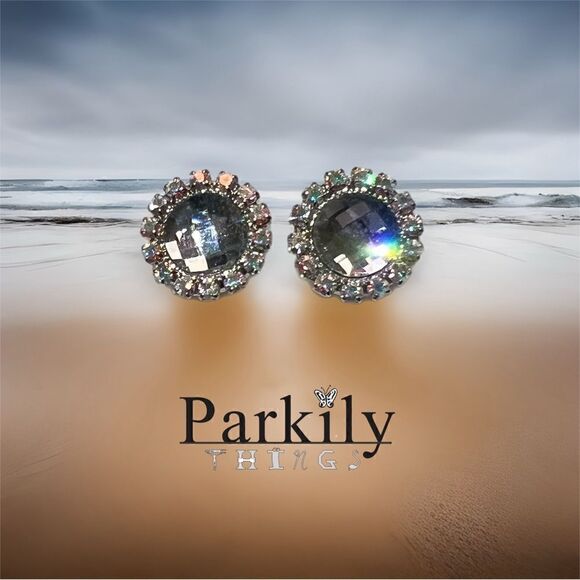 Handcrafted earrings with Swarovski crystal - Picture 1 of 3